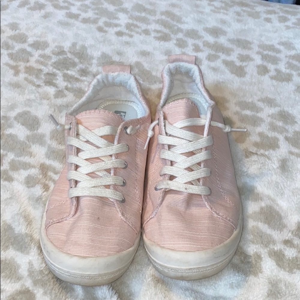 Light pink sneakers